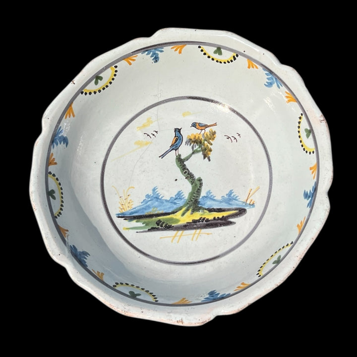Godrony bowl bird Nevers XVIII 26 cm
