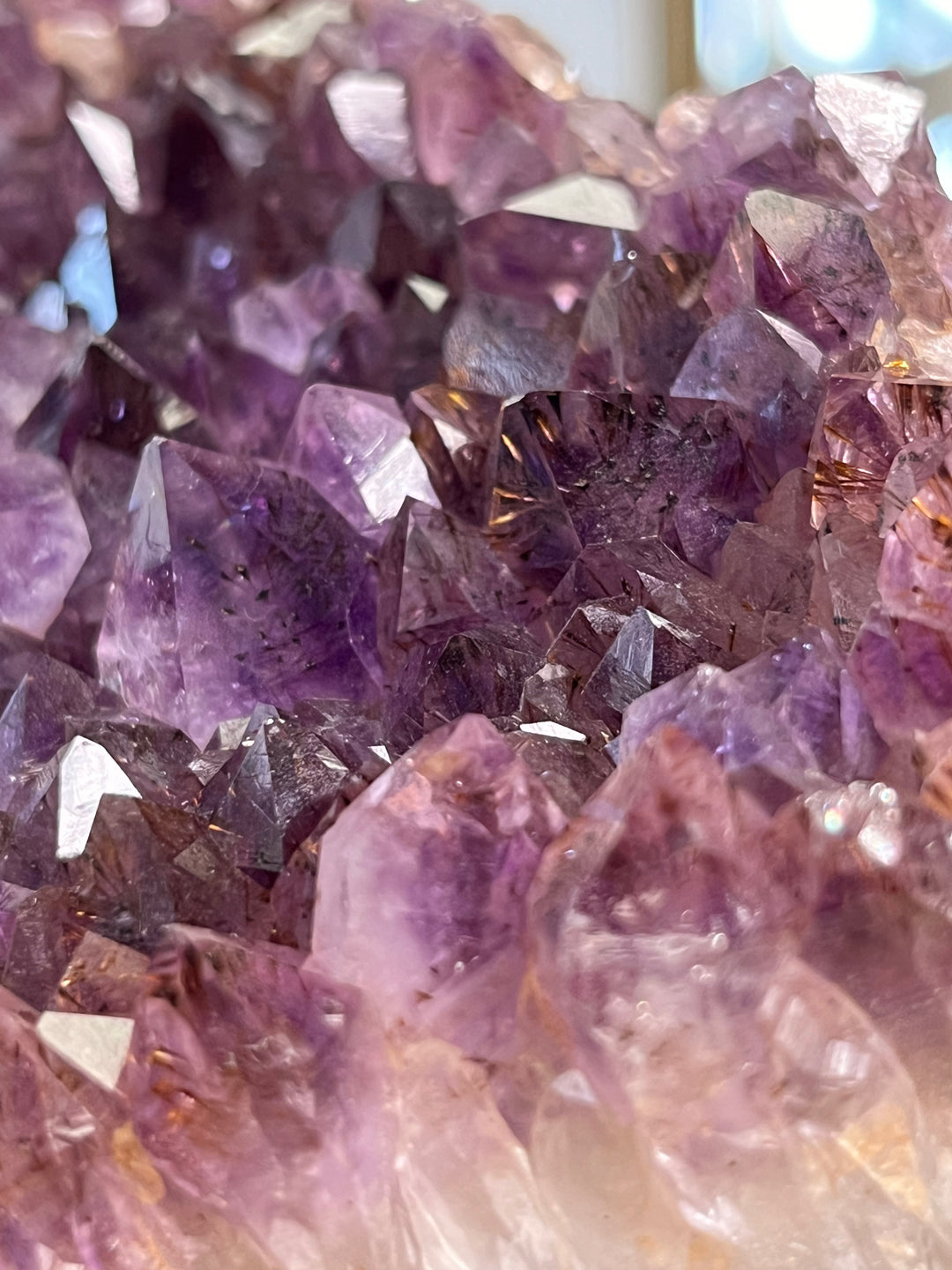 Druse Rutile Amethyst 1.3 kg Rio Large do Sul Brazil