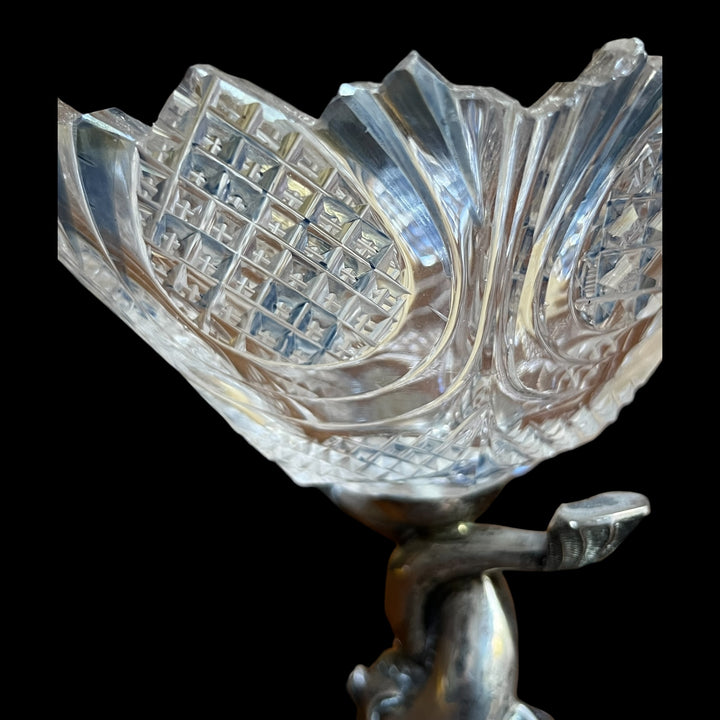 drageoir en cristal aux dauphins