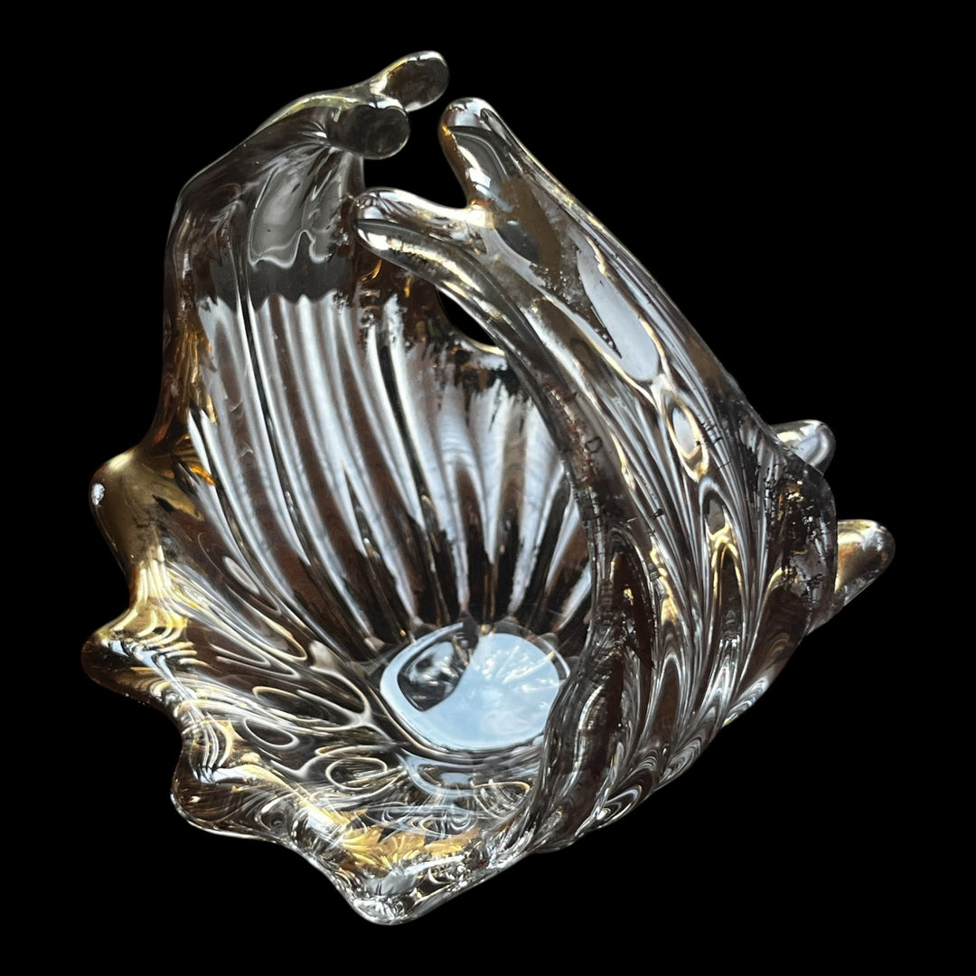 Coupe corbeille cristallerie royale de Bayel