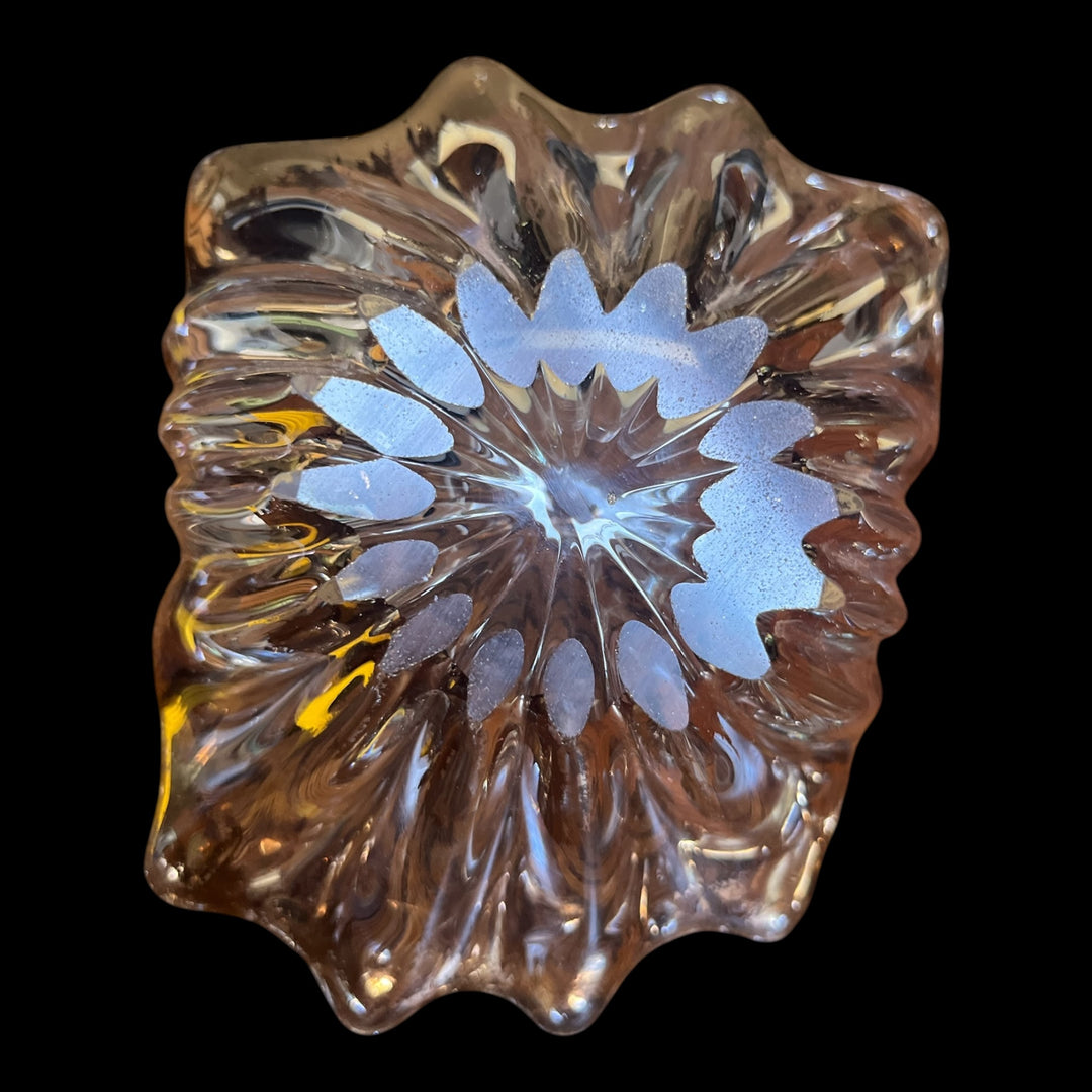 Coupe corbeille cristallerie royale de Bayel