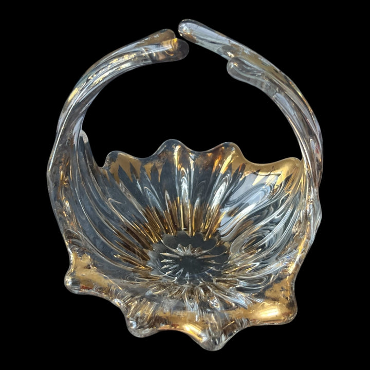 Coupe corbeille cristallerie royale de Bayel