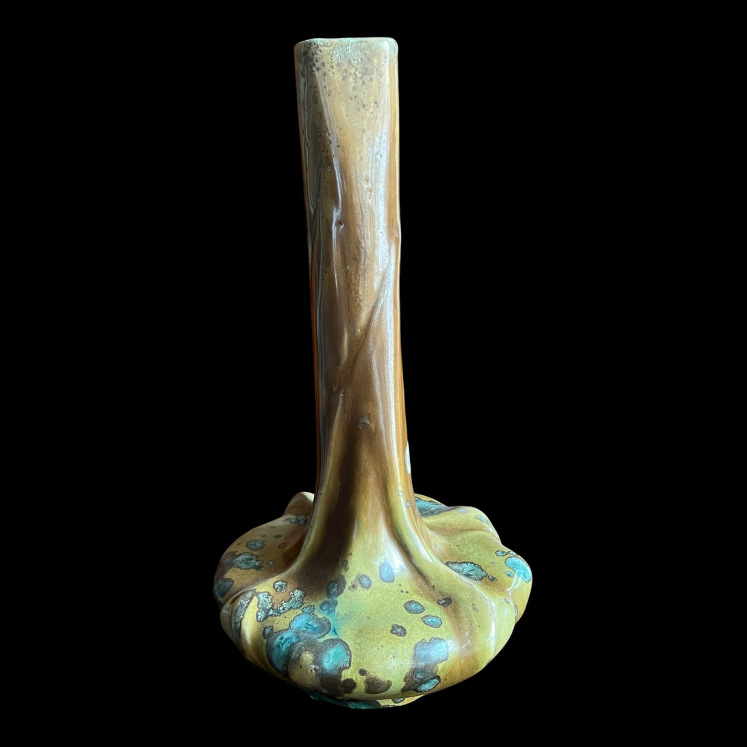 vase soliflore en céramique art nouveau pierrefonds