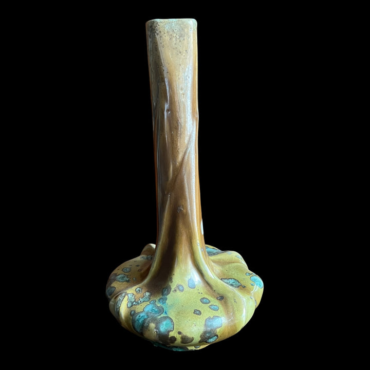 vase soliflore en céramique art nouveau pierrefonds