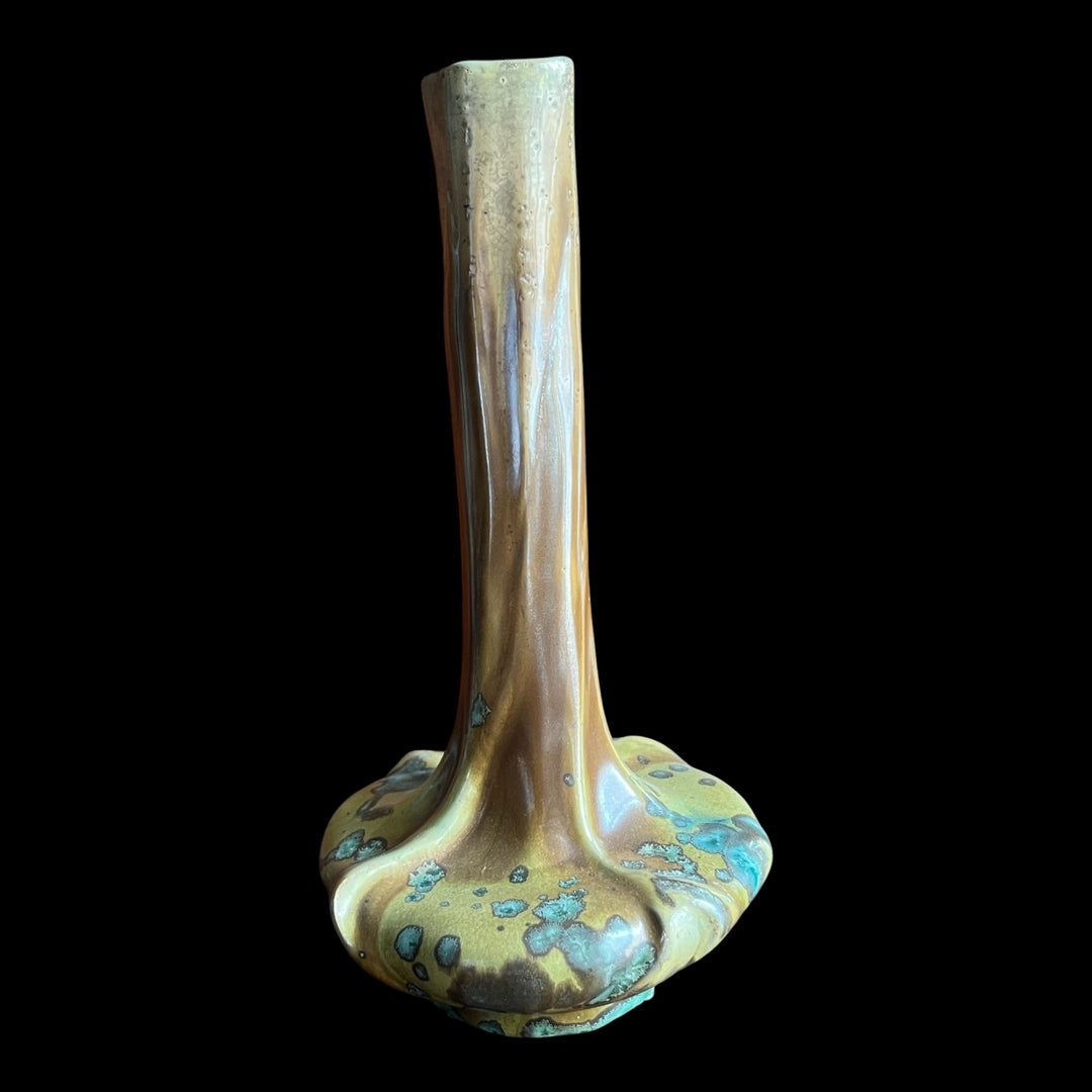vase soliflore en céramique art nouveau pierrefonds