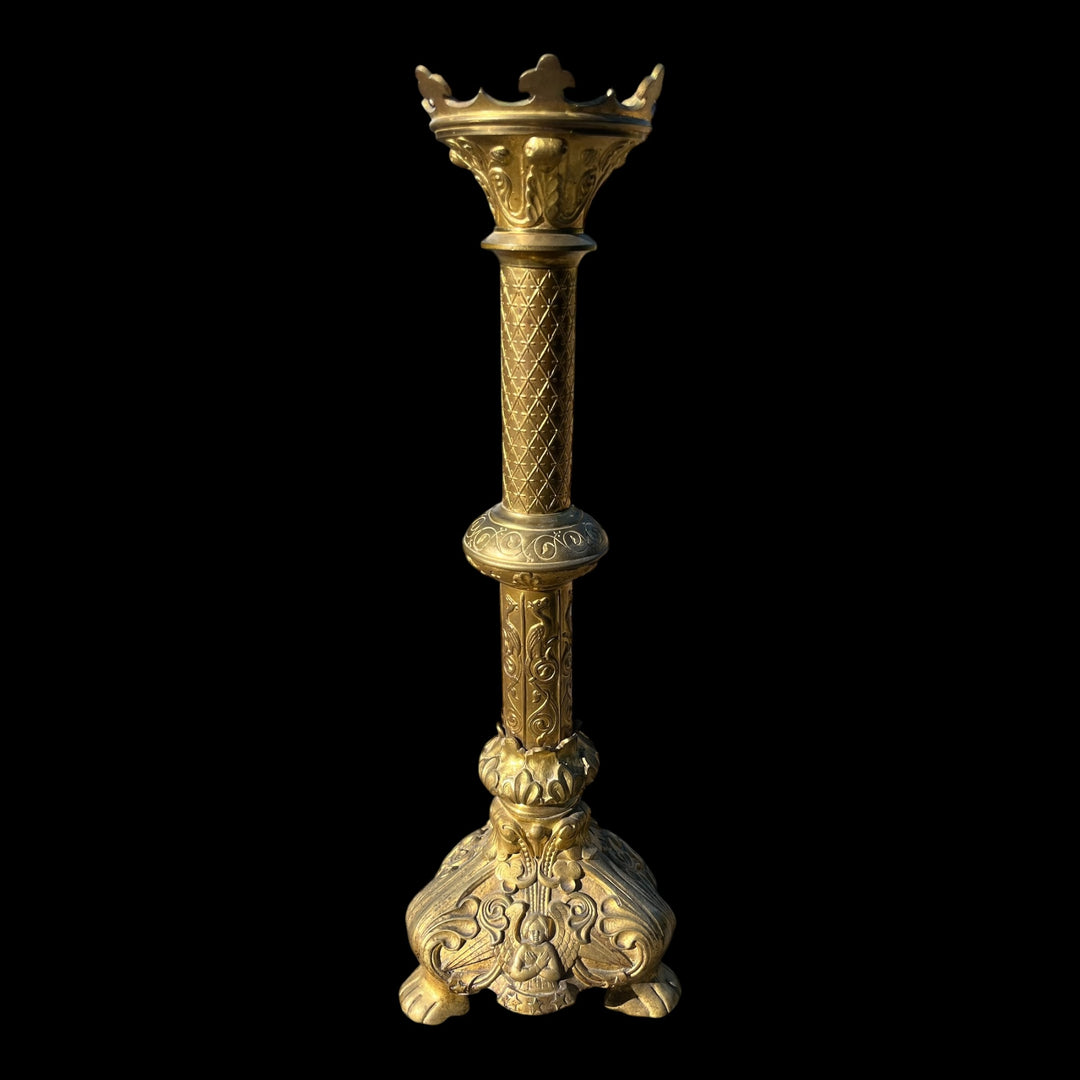 chandelier pique cierge religieux