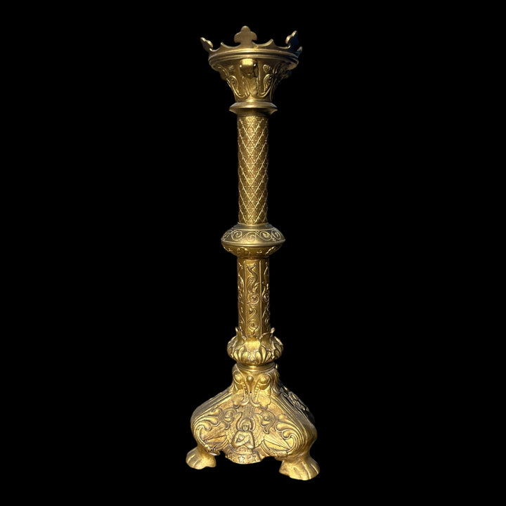 chandelier pique cierge religieux