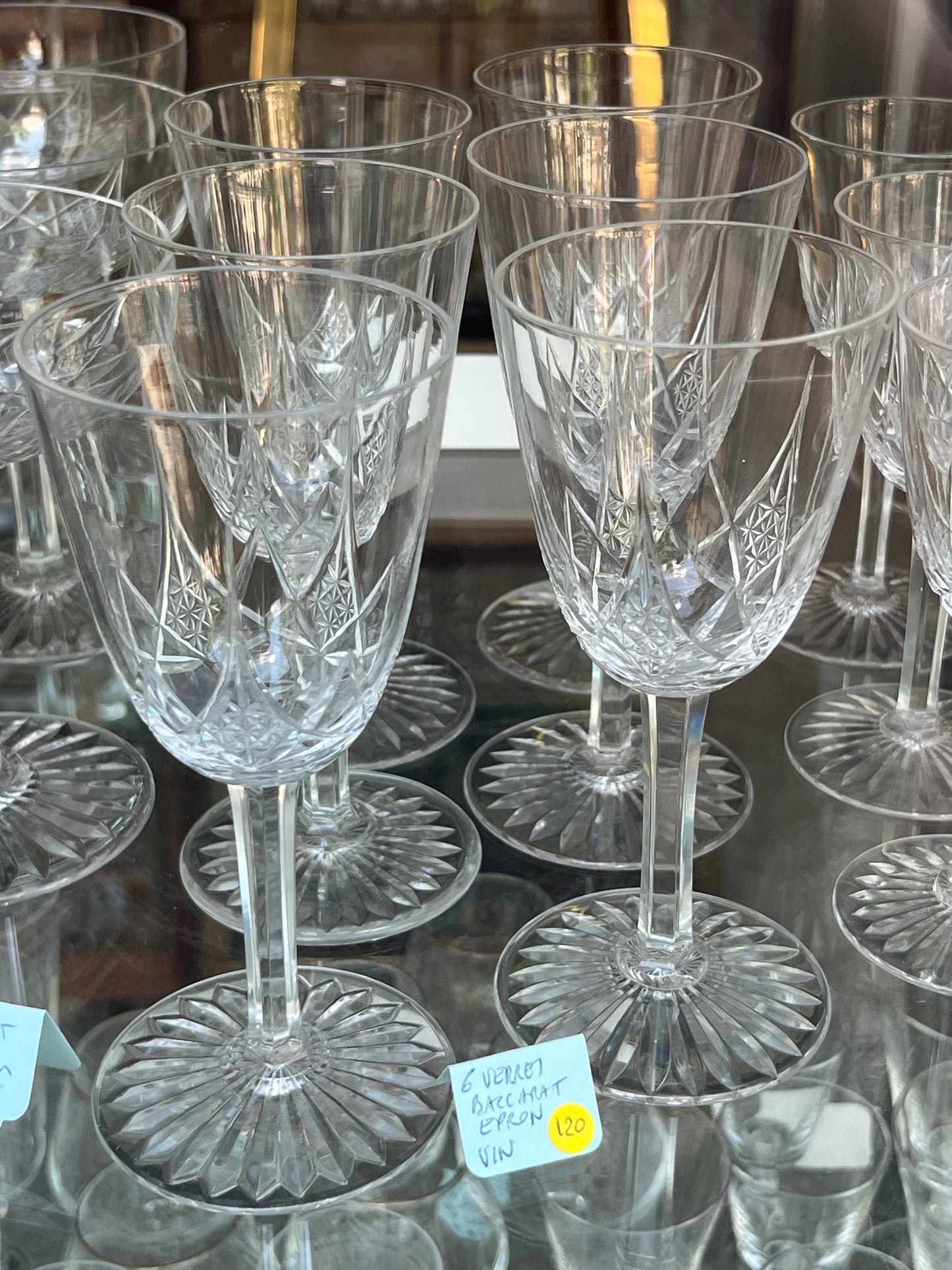 6 baccarat wine glasses EPRON model