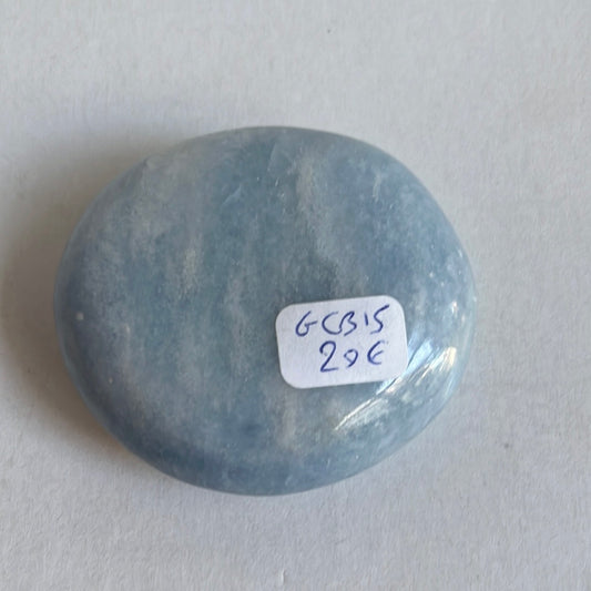 Blue Calcite Pebble 6 cm Madagascar GCB15