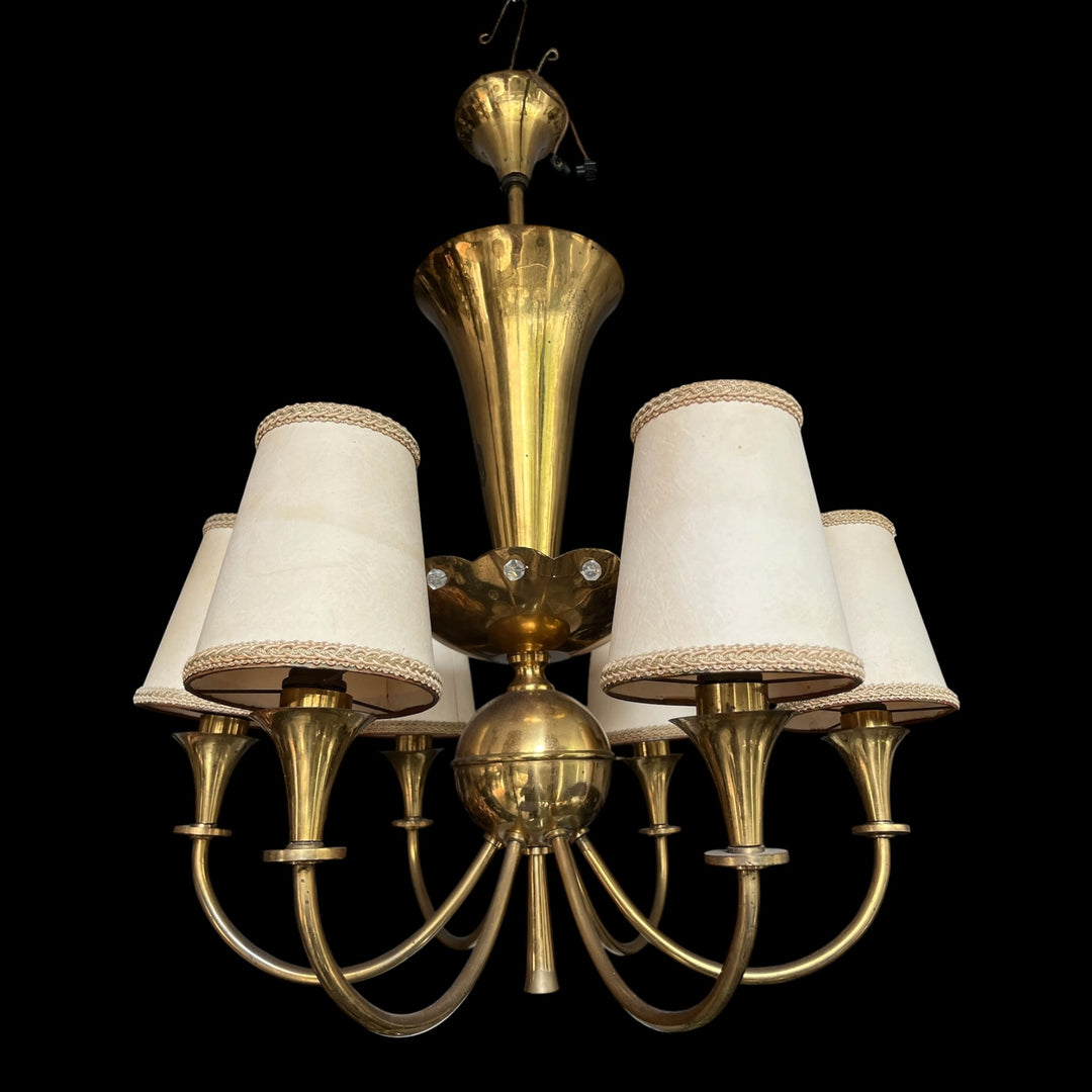 lustre moderniste 6 feux