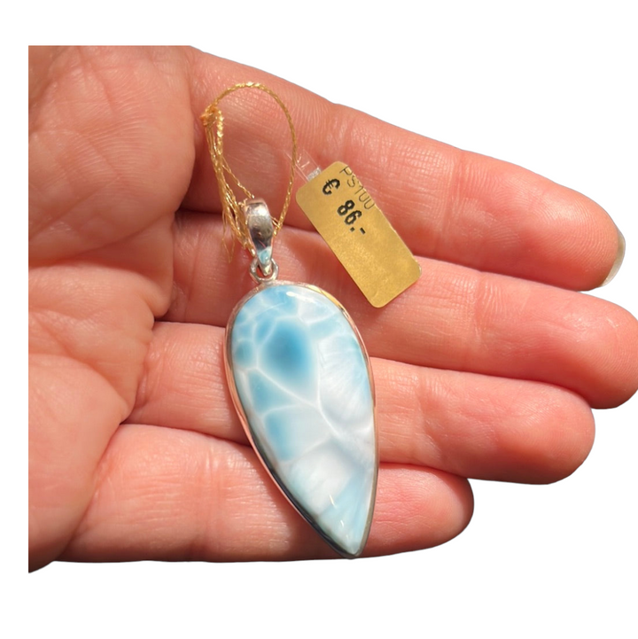 Pendentif avec larimar en argent PS100
