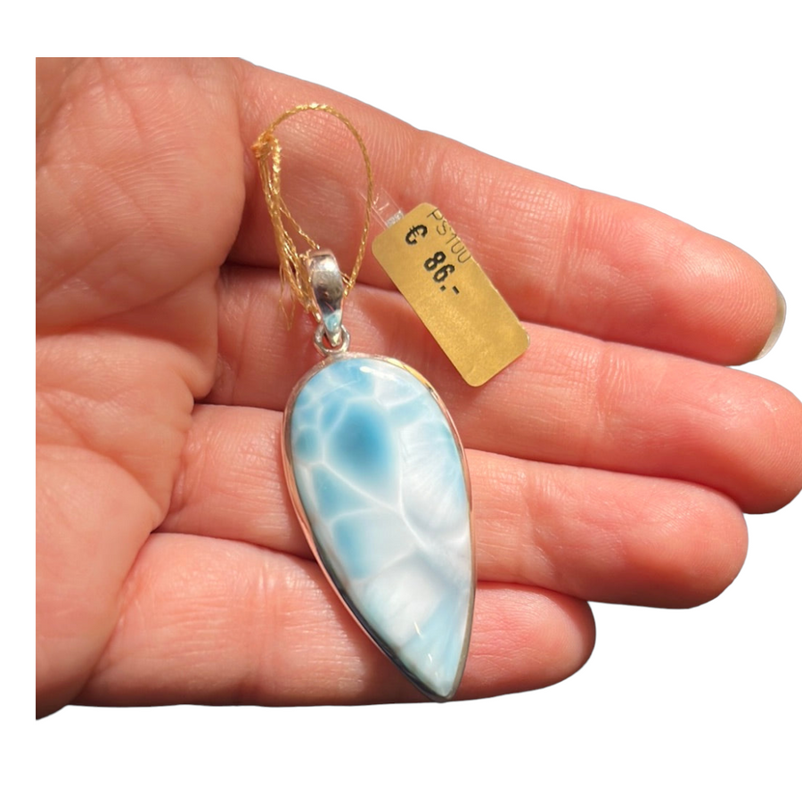Pendentif avec larimar en argent PS100