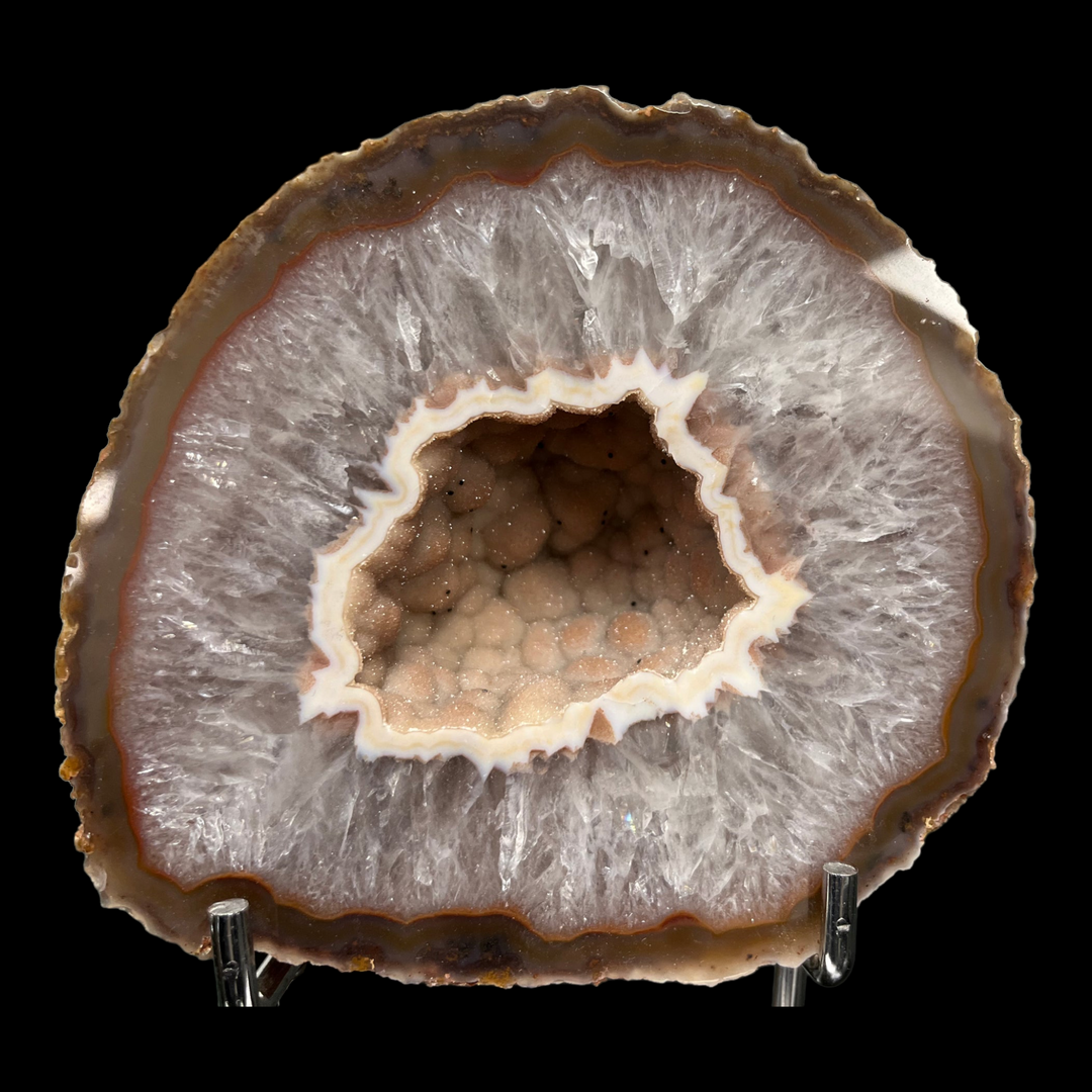 Chalcedony geode from Brazil DB118