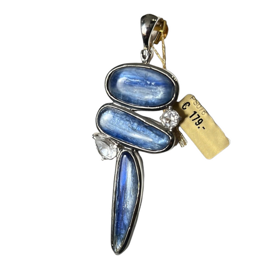 Silver pendant with kyanite PS076