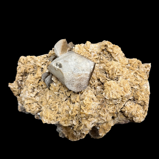 CALCITE sur Dolomite covered by micro calcite Allemagne M18W95