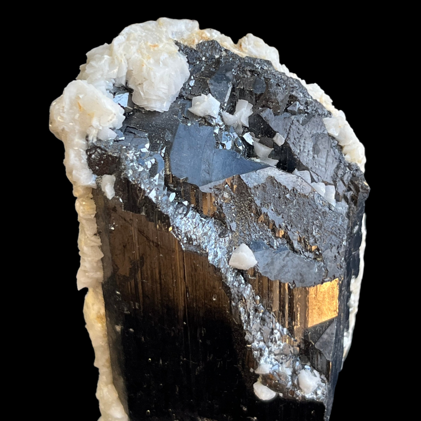 Ferberite calcite Portugal PNQ9
