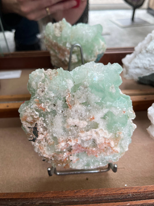 Fluorapophyllite Scolecite heulandite Inde M18W73