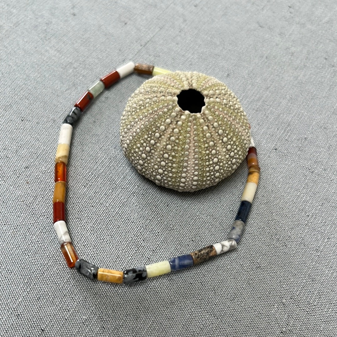 6x3 mm Multi -Stones -Armband