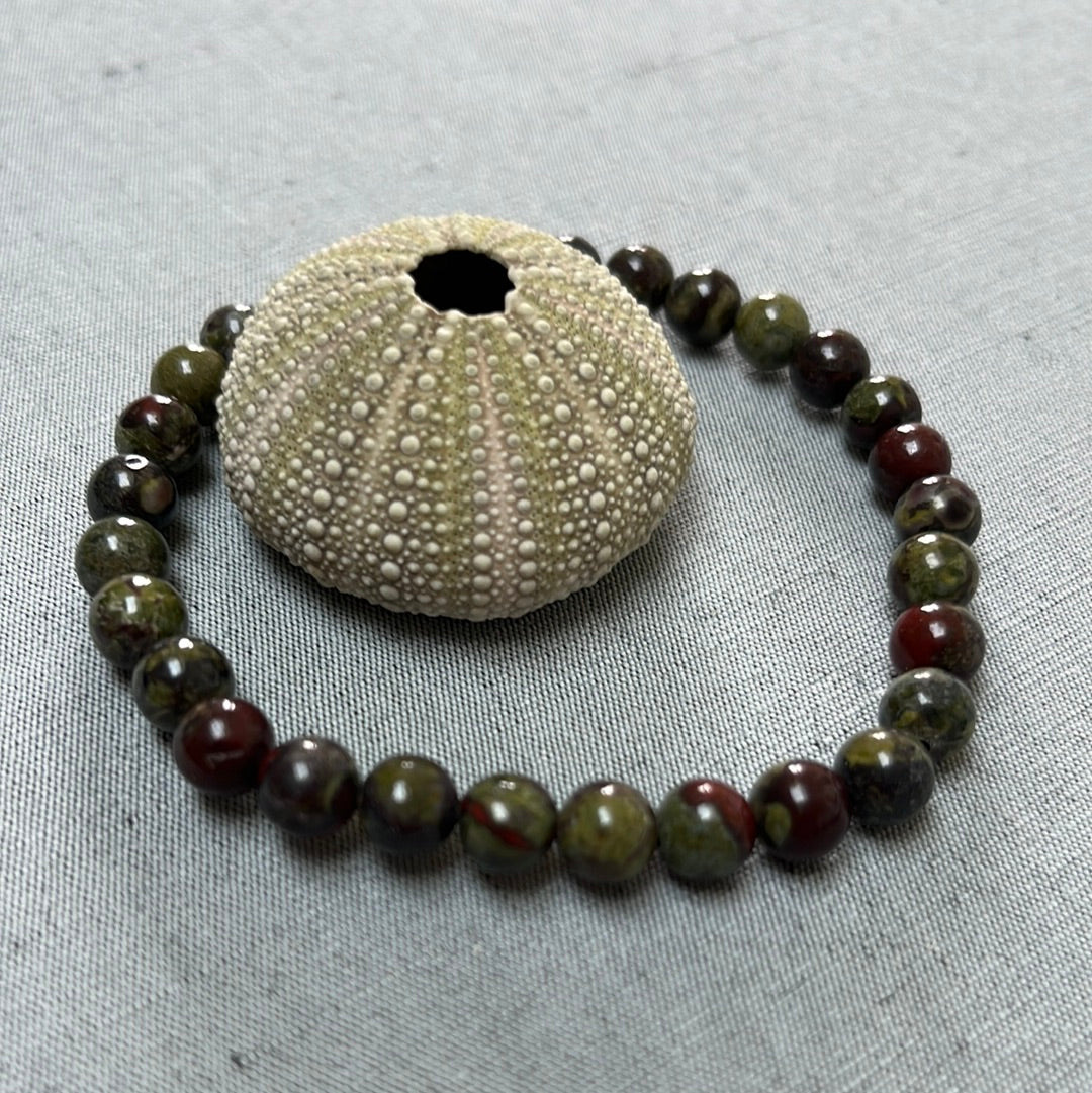 SANGUI JASPE bracelet 6 mm bead stones