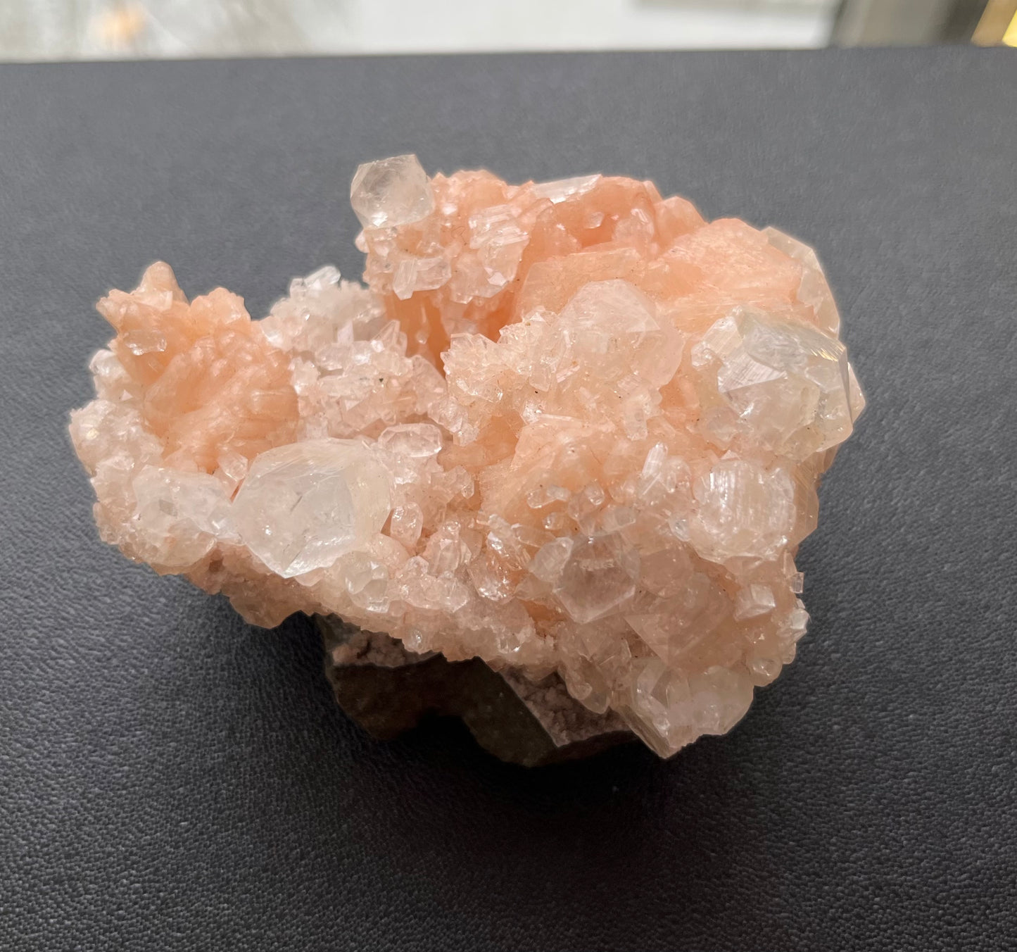 APOPHYLLITE stilbite rose Inde M18W58