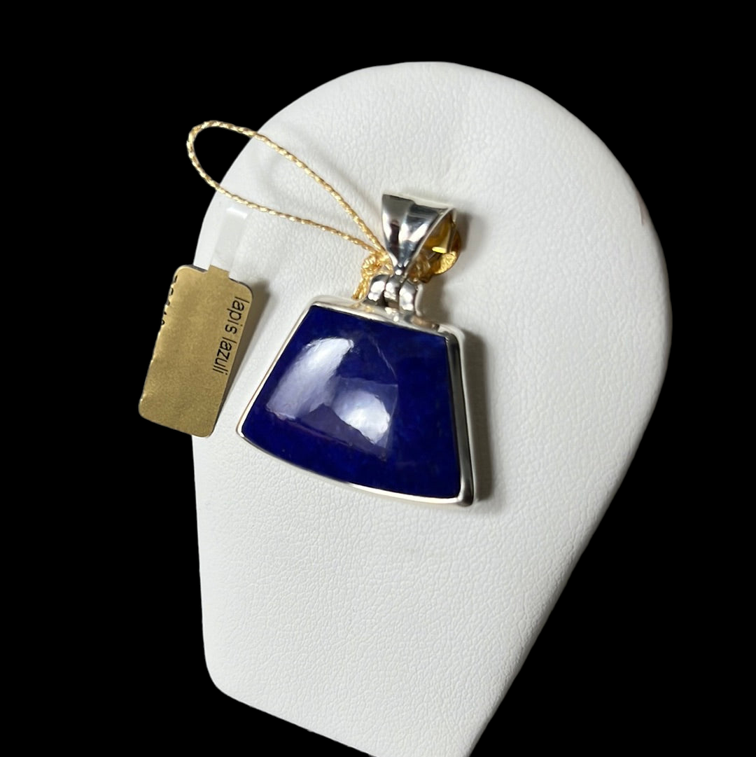 Pendentif en argent avec lapis lazuli  PS016