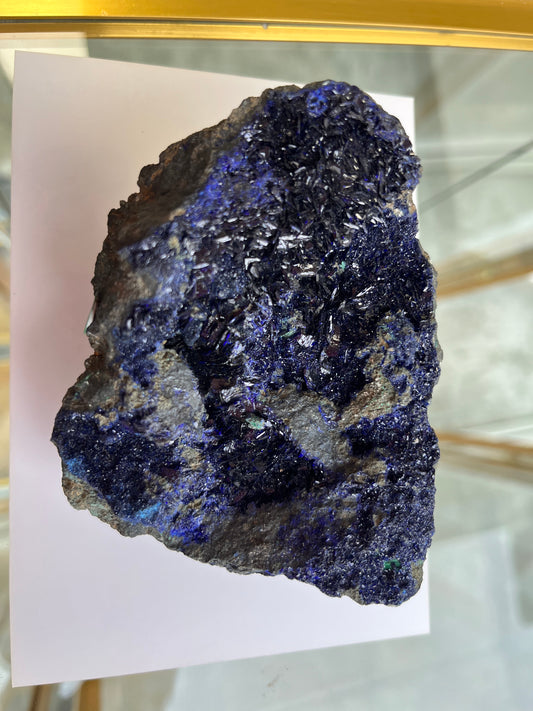 Azurite malachite chalcopyrite Morocco DR270