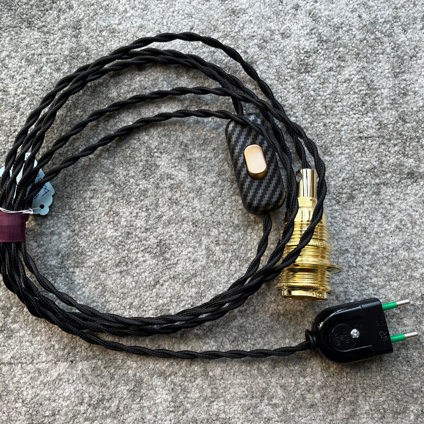 Câble textile pour une lampe baladeuse C004