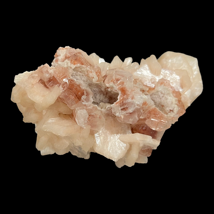 Apophylitte hématite stilbite Inde DW144