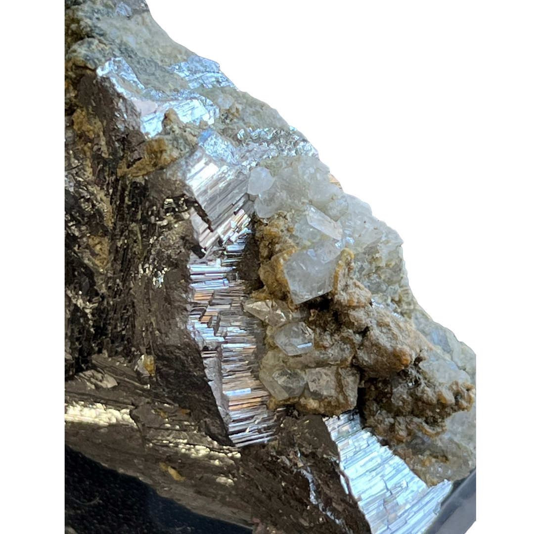 Topazes sur arsénopyrite Portugal PNQ11